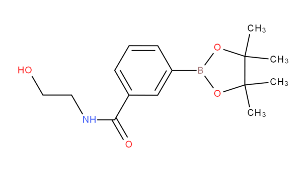 N-[2-hydroxyethyl]benzamide-3-boronic acid, pinacol ester