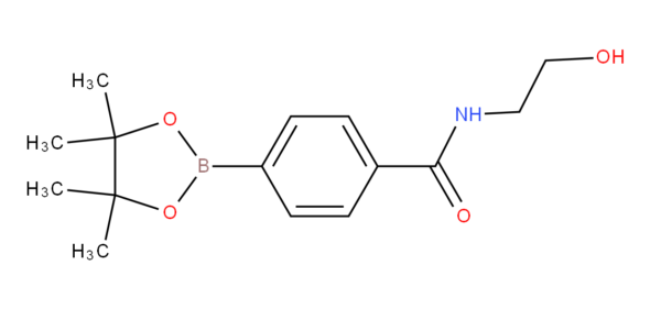N-[2-hydroxyethyl]benzamide-4-boronic acid, pinacol ester