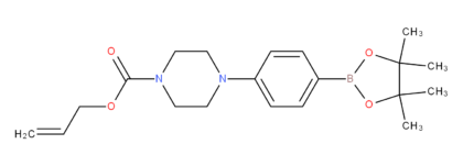 4-(4'-Allyloxycarbonylpiperizinyl)phenylboronic acid, pinacol ester
