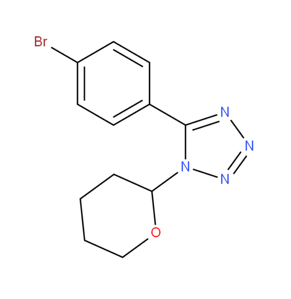 5-(4-bromophenyl)-1-(tetrahydro-2H-pyran-2-yl)tetrazole