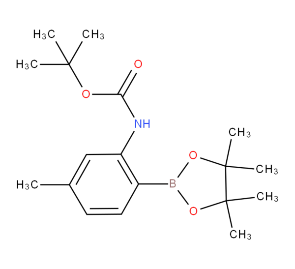 2-(tert-Butoxycarbonylamino)-4-methylphenylboronic acid, pinacol ester
