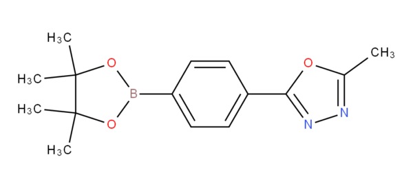4-(5-methyl-1,3,4-oxadiazol-2-yl)phenylboronic acid, pinacol ester